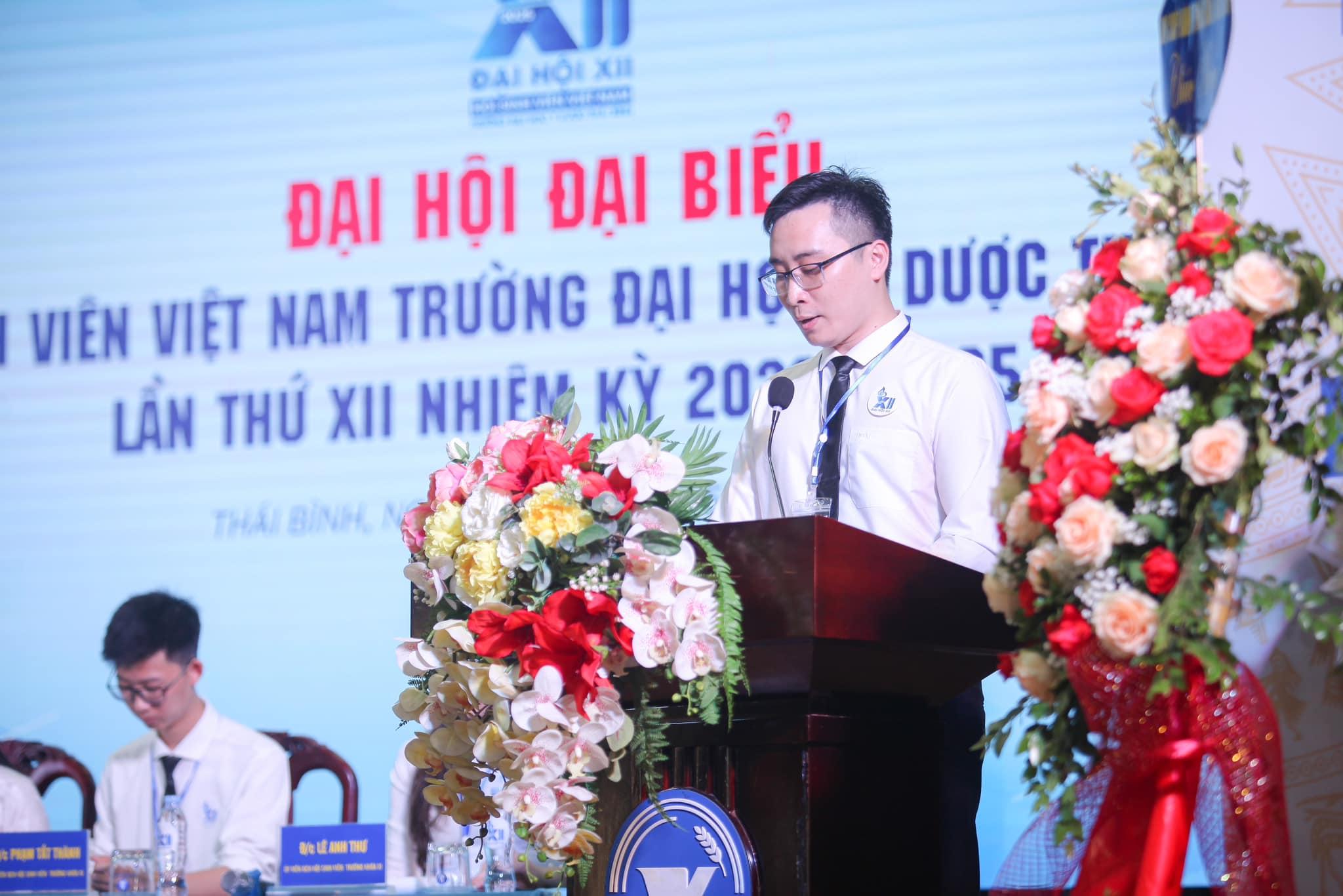 Đồng chí Phạm Tuấn Đạt thay mặt Đoàn Chủ tịch phát biểu khai mạc Đại hội